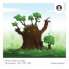Illustration originale Arbre printemps en couleur
