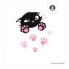 Illustration originale Chaton noir